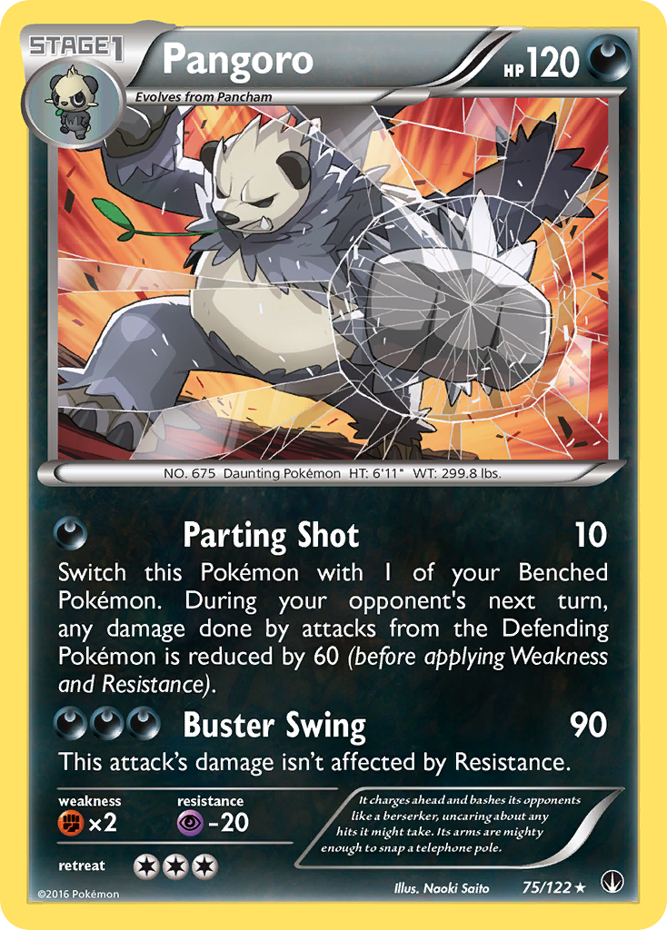 Pangoro (75/122) [XY: BREAKpoint] | Galactic Gamez