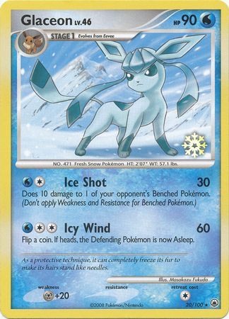 Glaceon (20/100) [Countdown Calendar Promos] | Galactic Gamez