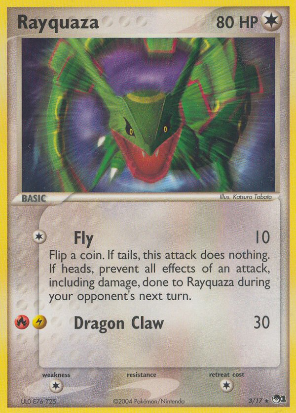 Rayquaza (3/17) [POP Series 1] | Galactic Gamez