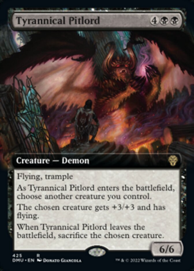Tyrannical Pitlord (Extended Art) [Dominaria United] | Galactic Gamez