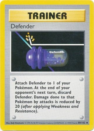 Defender (80/102) [Base Set Shadowless Unlimited] | Galactic Gamez