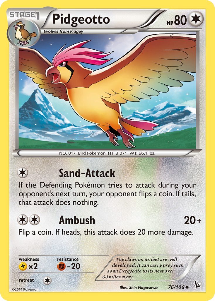 Pidgeotto (76/106) [XY: Flashfire] | Galactic Gamez