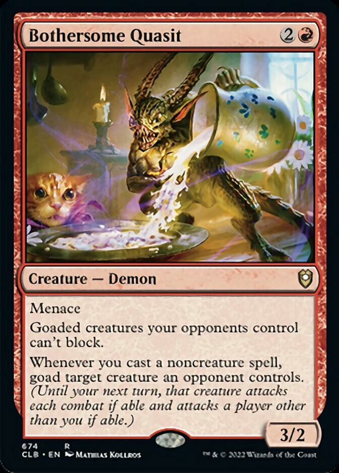 Bothersome Quasit [Commander Legends: Battle for Baldur's Gate] | Galactic Gamez