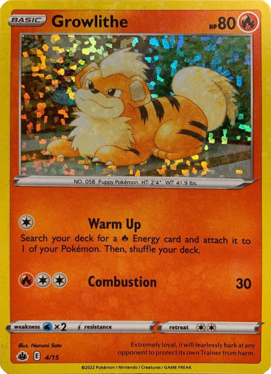 Growlithe (4/15) [McDonald's Promos: Match Battle] | Galactic Gamez