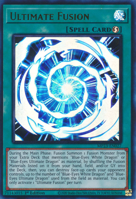 Ultimate Fusion [MP23-EN027] Ultra Rare | Galactic Gamez