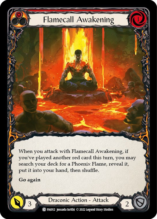 Flamecall Awakening [FAI012] (Uprising Fai Blitz Deck) | Galactic Gamez