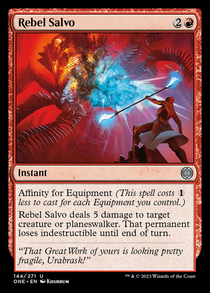 Rebel Salvo [Phyrexia: All Will Be One] | Galactic Gamez