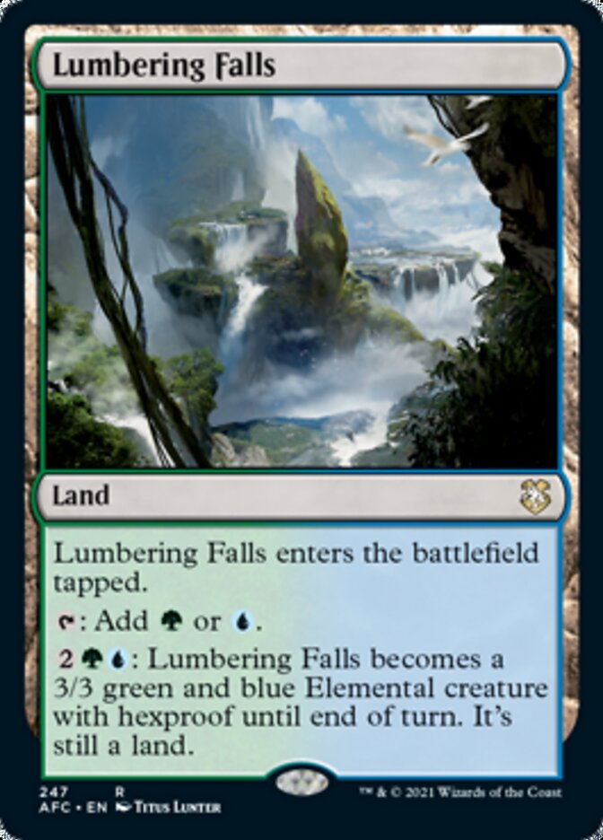 Lumbering Falls [Dungeons & Dragons: Adventures in the Forgotten Realms Commander] | Galactic Gamez