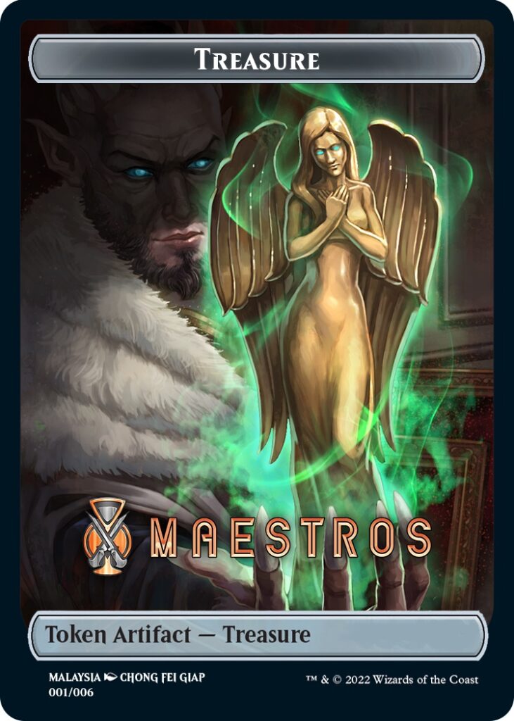 Treasure Token (Maestros) (Southeast Asia Artists) [Streets of New Capenna Tokens] | Galactic Gamez