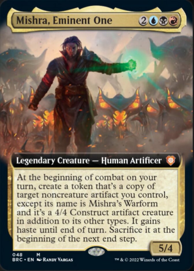 Mishra, Eminent One (Extended Art) [The Brothers' War Commander] | Galactic Gamez