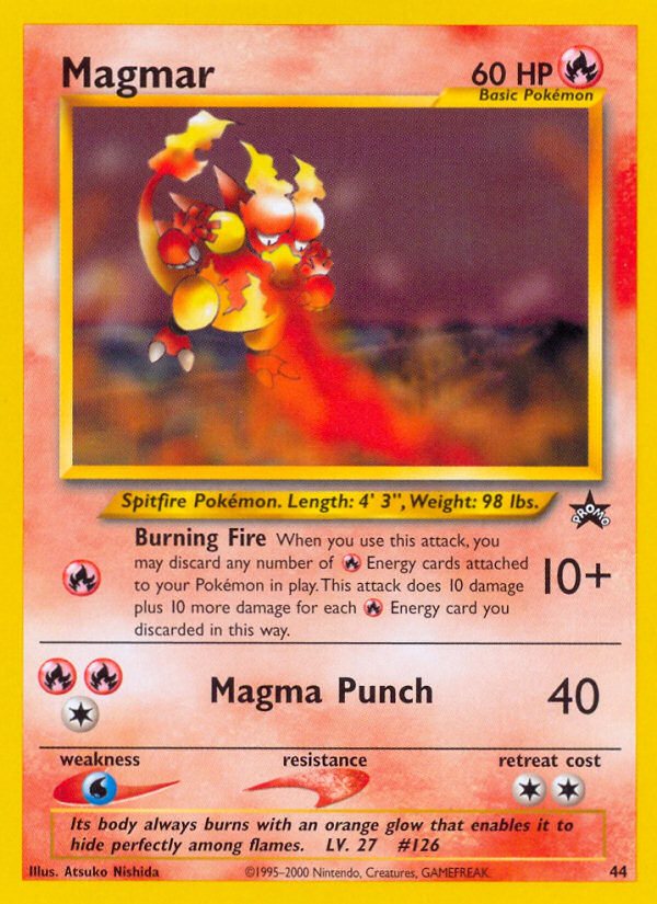 Magmar (44) [Wizards of the Coast: Black Star Promos] | Galactic Gamez