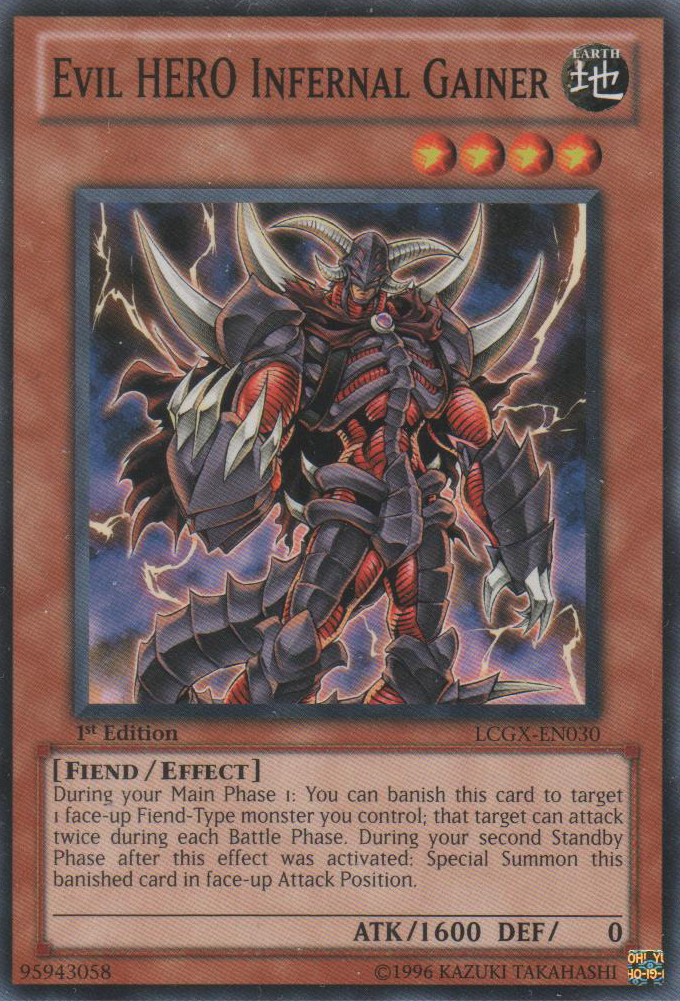 Evil HERO Infernal Gainer [LCGX-EN030] Common | Galactic Gamez