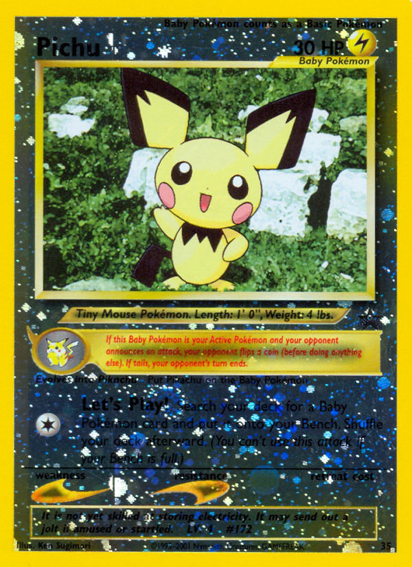 Pichu (35) [Wizards of the Coast: Black Star Promos] | Galactic Gamez