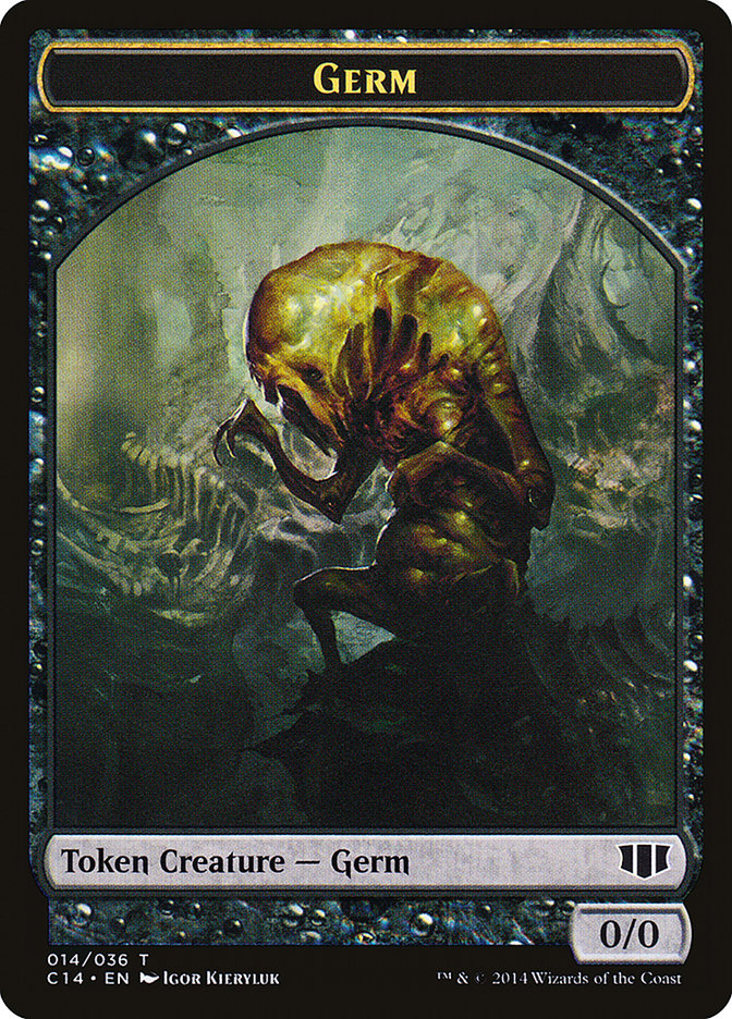 Stoneforged Blade // Germ Double-sided Token [Commander 2014 Tokens] | Galactic Gamez