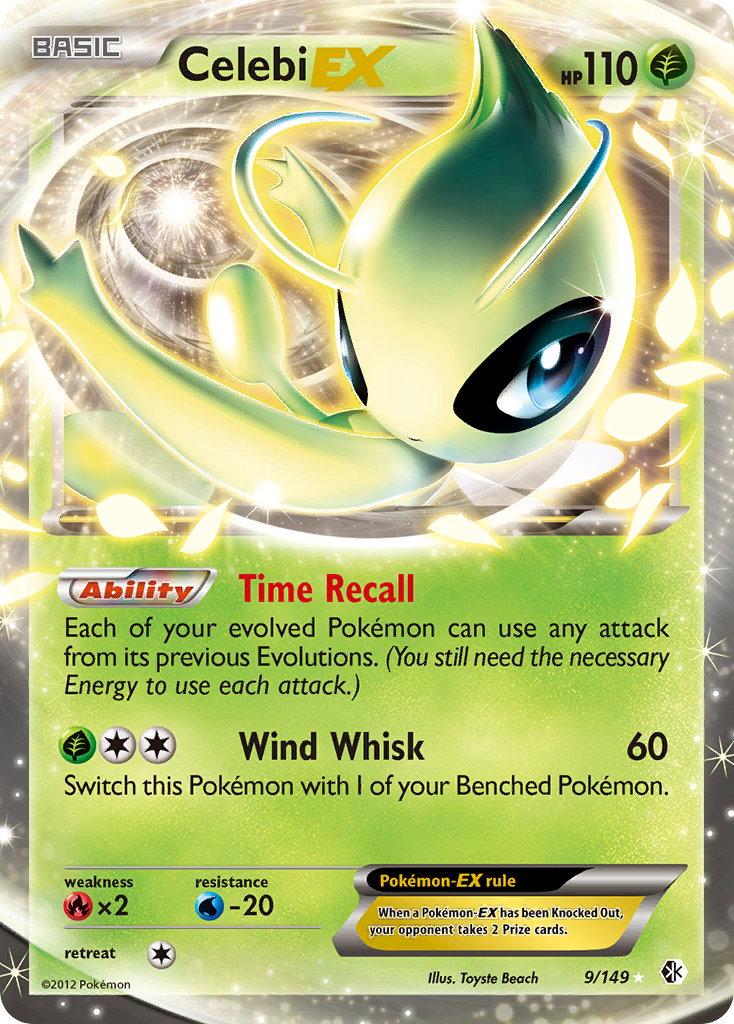 Celebi EX (9/149) [Black & White: Boundaries Crossed] | Galactic Gamez