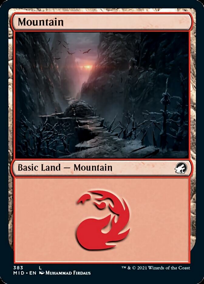 Mountain (383) [Innistrad: Midnight Hunt] | Galactic Gamez