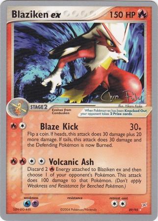 Blaziken ex (89/95) (Blaziken Tech - Chris Fulop) [World Championships 2004] | Galactic Gamez