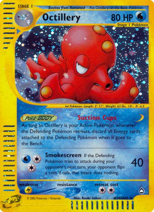 Octillery (H20/H32) [Aquapolis] | Galactic Gamez