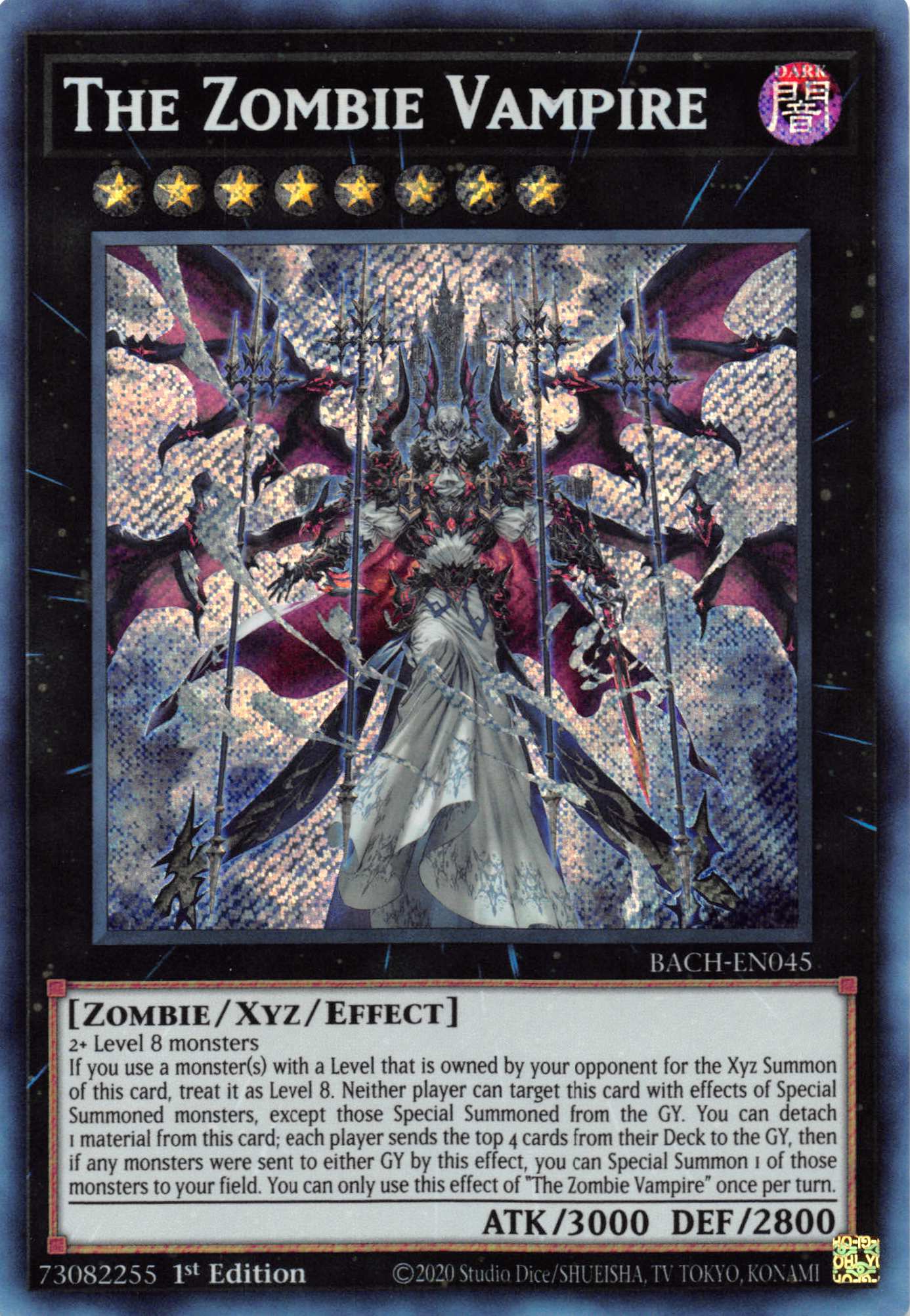 The Zombie Vampire [BACH-EN045] Secret Rare | Galactic Gamez