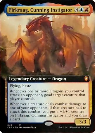Firkraag, Cunning Instigator (Extended Art) [Commander Legends: Battle for Baldur's Gate] | Galactic Gamez