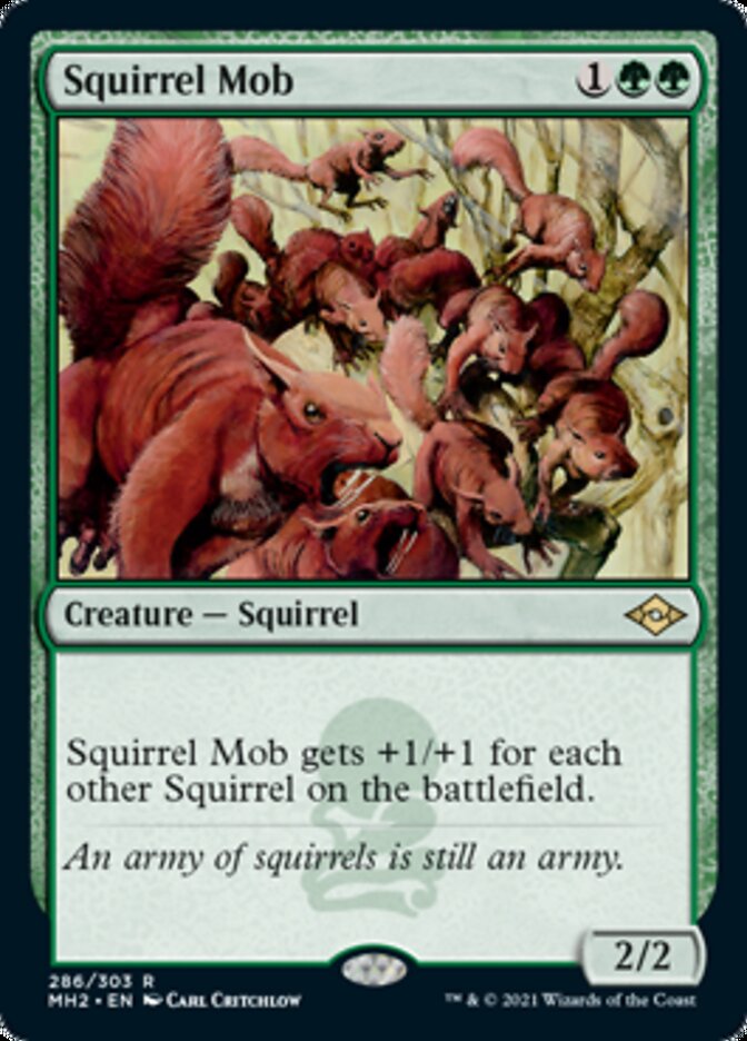 Squirrel Mob (Foil Etched) [Modern Horizons 2] | Galactic Gamez