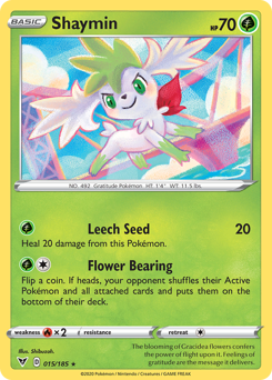 Shaymin (015/185) [Sword & Shield: Vivid Voltage] | Galactic Gamez