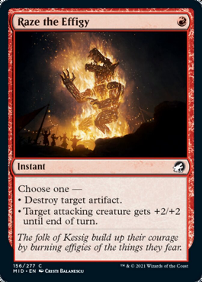 Raze the Effigy [Innistrad: Midnight Hunt] | Galactic Gamez