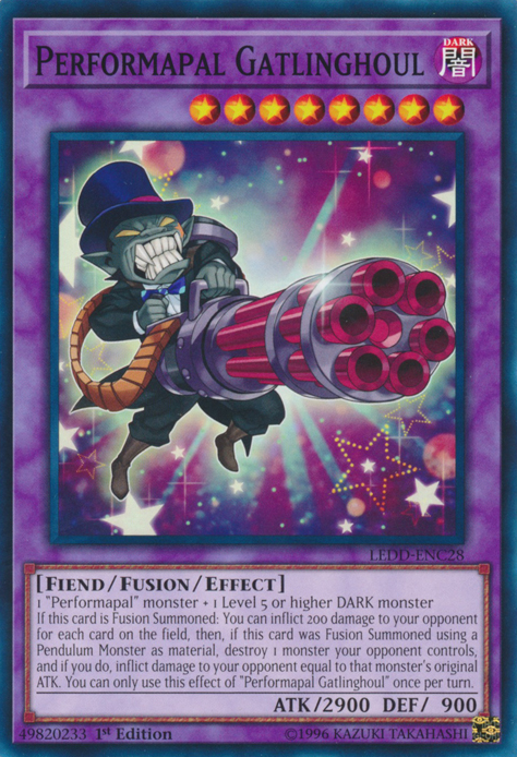 Performapal Gatlinghoul [LEDD-ENC28] Common | Galactic Gamez