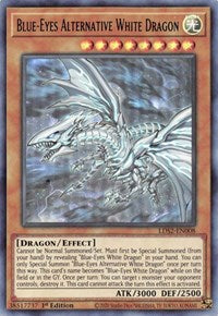 Blue-Eyes Alternative White Dragon (Green) [LDS2-EN008] Ultra Rare | Galactic Gamez