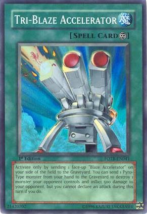 Tri-Blaze Accelerator [FOTB-EN041] Super Rare | Galactic Gamez