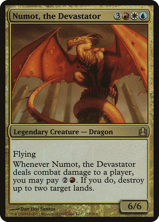 Numot, the Devastator (Oversized) [Commander 2011 Oversized] | Galactic Gamez