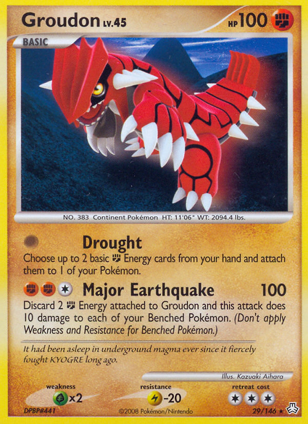 Groudon (29/146) [Diamond & Pearl: Legends Awakened] | Galactic Gamez