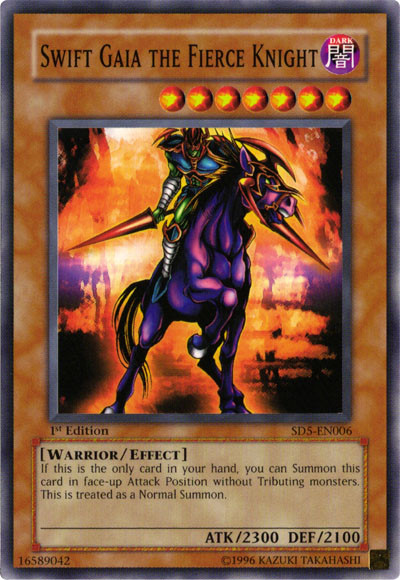 Swift Gaia the Fierce Knight [SD5-EN006] Common | Galactic Gamez