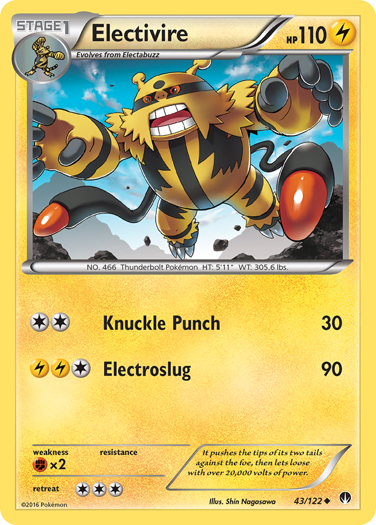 Electivire (43/122) [XY: BREAKpoint] | Galactic Gamez