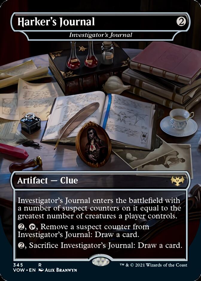 Investigator's Journal - Harker's Journal [Innistrad: Crimson Vow] | Galactic Gamez