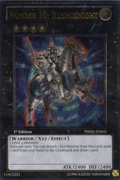 Number 10: Illumiknight (UTR) [PHSW-EN041] Ultimate Rare | Galactic Gamez