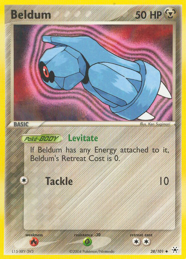 Beldum (28/101) [EX: Hidden Legends] | Galactic Gamez