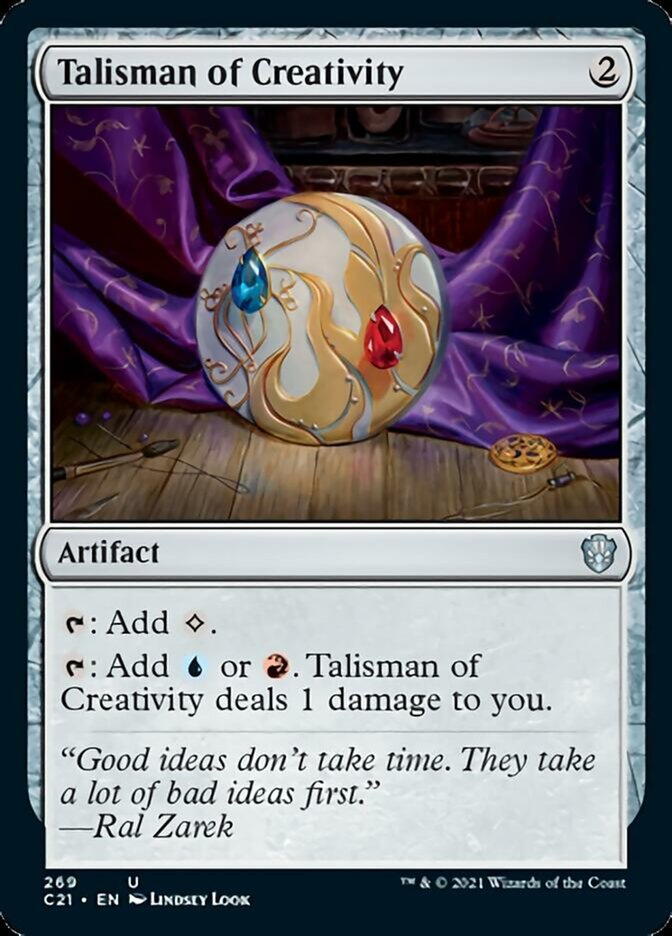 Talisman of Creativity [Commander 2021] | Galactic Gamez