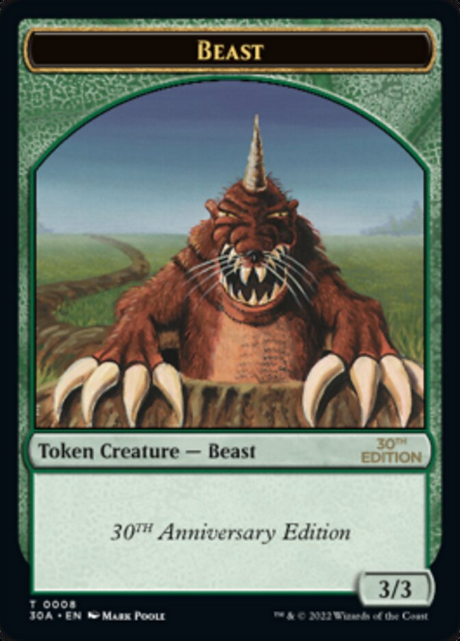 Beast Token [30th Anniversary Tokens] | Galactic Gamez