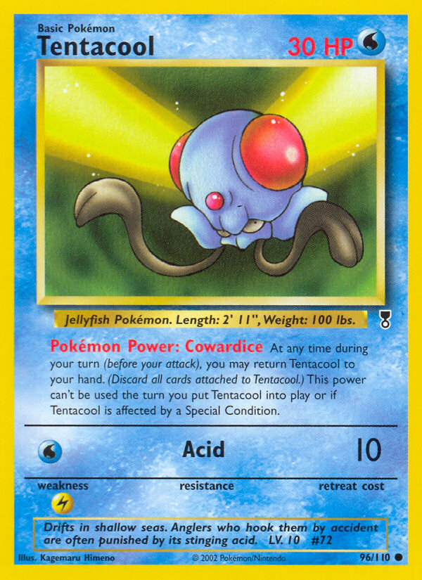 Tentacool (96/110) [Legendary Collection] | Galactic Gamez