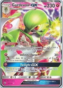 Gardevoir GX (93/147) (Infinite Force - Diego Cassiraga) [World Championships 2017] | Galactic Gamez