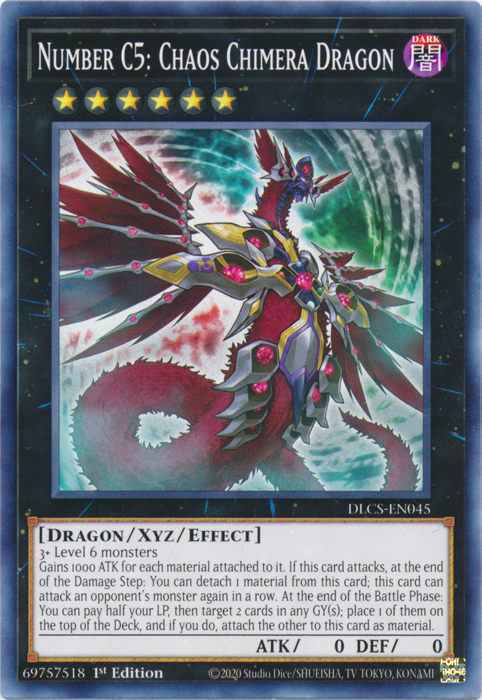 Number C5: Chaos Chimera Dragon [DLCS-EN045] Common | Galactic Gamez