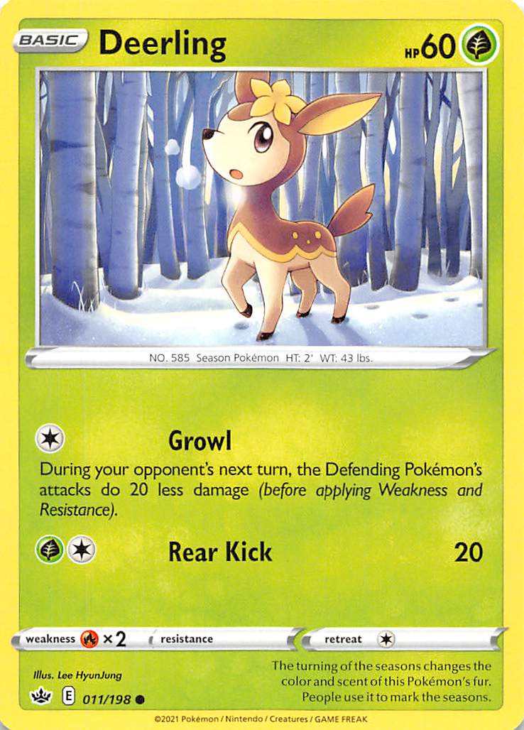 Deerling (011/198) [Sword & Shield: Chilling Reign] | Galactic Gamez