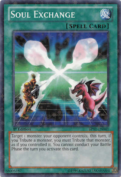 Soul Exchange [BP01-EN041] Starfoil Rare | Galactic Gamez