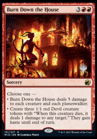 Burn Down the House (Promo Pack) [Innistrad: Midnight Hunt Promos] | Galactic Gamez