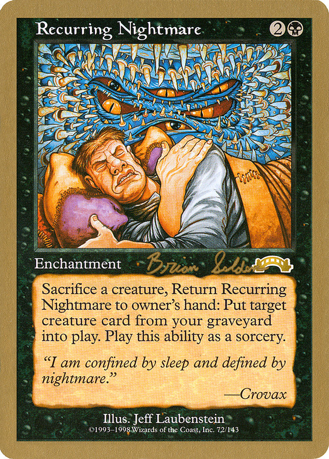 Recurring Nightmare (Brian Selden) [World Championship Decks 1998] | Galactic Gamez