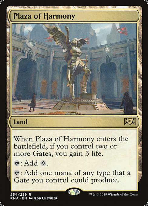 Plaza of Harmony [Ravnica Allegiance] | Galactic Gamez