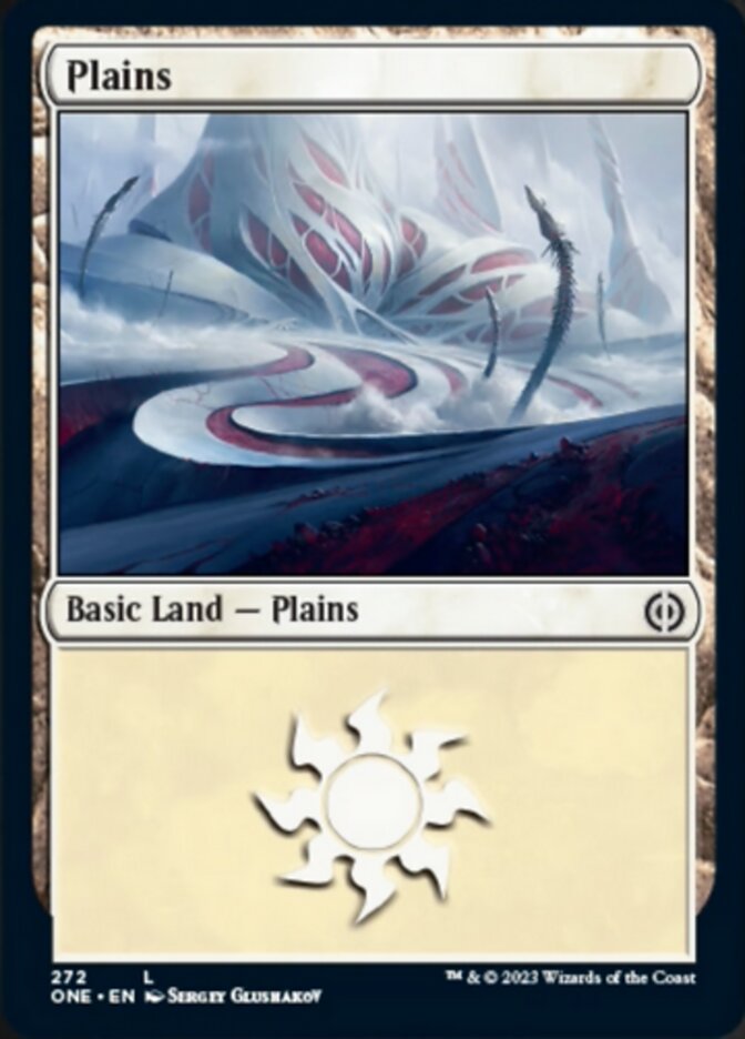 Plains (272) [Phyrexia: All Will Be One] | Galactic Gamez