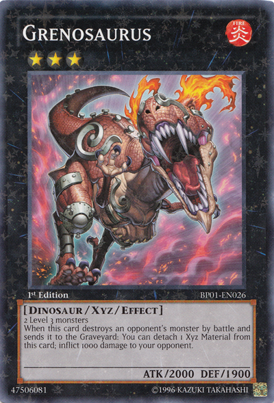 Grenosaurus [BP01-EN026] Starfoil Rare | Galactic Gamez