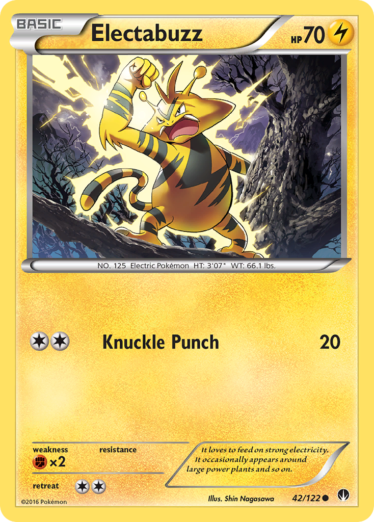 Electabuzz (42/122) [XY: BREAKpoint] | Galactic Gamez